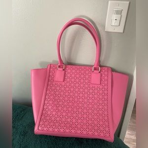 PINK DANIER LEATHER BAG
